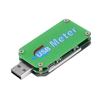 RD UM24 UM24C Testeris USB 2.0 LCD Ekranas Voltmeter Ammeter Baterija ChargeVoltage Srovės Matuoklis Multimetras Laidas Priemonę, Testeris