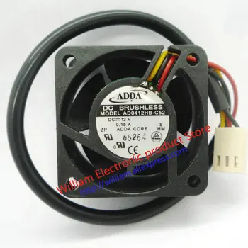 Originalus ADDA AD0412HB-C52 12V 0.15 40*40*20MM 4CM Aušinimo ventiliatorius