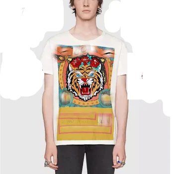 1Pcs Kietas Tigras Gėlės Erelis Vilkas Tigro Galva Siūti Siuvinėjimas, Aplikacijos Lopai Drabužius T-shirt 