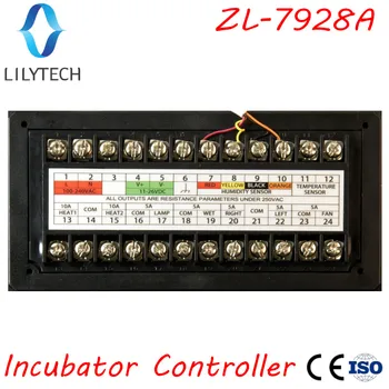 ZL-7928A, 100/220Vac,12V Baterija atsargine,Sausas rezultatų,Daugiafunkcis Automatinius Inkubatorius, Inkubatoriaus Valdytojas, Lilytech,ZL-7918A