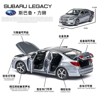1:32 Aukštos Modeliavimas Subaru atsidarančios Durelės Su Garso Ir Šviesos Vaikų Žaislas Lydinio Automobilio Modelį Vaikams Dovanos Karšto Pardavimo