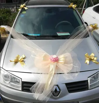 Specialus Pasiūlymas Vestuvių Automobilio Aksesuaras Apdailos Gėlių Modeliavimas Rožių Ornamentu Komanda Automobilių Apdailos Korėjos Apdailos Reikmenys