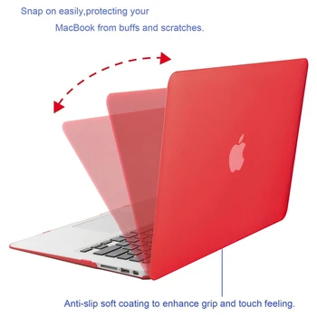 MOSISO Naujas Matinis Laptop Case For Macbook Air 13 colių Modelis A1466 A1369 Dangtelis, Skirtas 