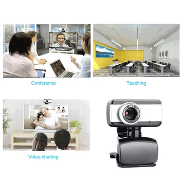 HD Kameros 480P Transliacijos Web Kamera su Mikrofonu Webcam Žaidimų Konferencijos Darbalaukio PUO88