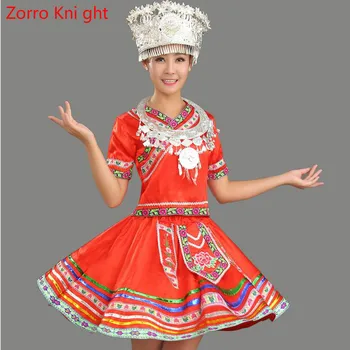 2020 Klasikinės Tradicinės Kinų Šokio Kostiumai Moterims Miao Hmong Drabužių, Tradicinių Hmong-drabužiai, Kinijos Nacionalinių Drabužių