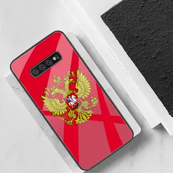 Armėnijos, Albanijos, Rusijos vėliava, Herbas Klientų Telefono dėklas Grūdintas Stiklas Samsung S20 Plius S7 S8 S9 S10 Plus Pastaba 8 9 10 Plius