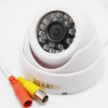 HD 1200tvl CCTV kameros IRCUT infraraudonųjų spindulių Naktinio Matymo Plataus Kampo indoor Dome analoginė vaizdo Kamera