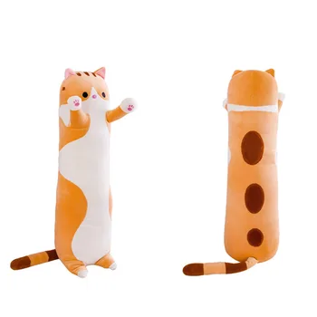 Mielas Minkštas Ilgai Animaciją Kačių Pagalvę Pliušiniai Žaislai, Minkšti Biuro Plauko Pagalvę Lėlės