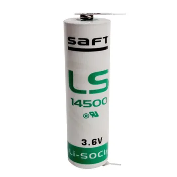 Originalus Naujas SAFT LS14500 ER14505 14500 / AA 3,6 V 2600mAh PLC Pirminės Ličio Baterija su Suvirinimo Koja Smeigtukai