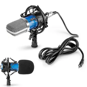 Neewer NW-700 Studija Transliavimas ir Įrašymas Kondensatoriaus Mikrofonas:Mikrofonas+Mic Shock Mount+Anti-vėjo Putų Kepurė+Mic Laidas