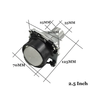 Bi Xenon Hid Projektoriaus Objektyvas Automobilių Surinkimo Rinkinys, 2.5 2.8 3.0 Colių Dydžio Hella 5 Šviesos Funkcija Naudoti D2s D2h Lemputės Tinka H4 Automobilių Stilius