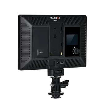Viltrox L116T Kamera Bi-color 3200K-5600K Slim LED vaizdo šviesos lempa + AC power Adapter + Baterija + įkroviklis skirtas foto Kamera