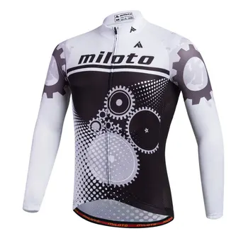 MILOTO 2020 NAUJAS VYRŲ pavasario/rudens ilgomis rankovėmis dviračių džersis Kelių dviratį dviračiu dėvėti Maillot Ciclismo Quick Dry MTB įranga ODM