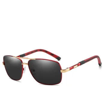 2020 Vyrų Vintage Mados Piloto Akiniai nuo saulės, Poliarizuoti Classic Prekės ženklo Saulės Akiniai Danga Objektyvas Vairavimo Akiniai okulary zonnebril