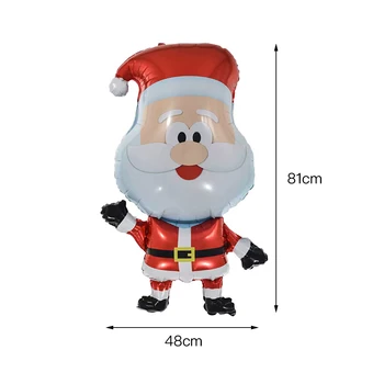 20Pc Kalėdų Dekoro Santa Claus Sniego Elnių Aliuminio Folija Balionai, Pripučiami Žaislai, Namų Kambarį Lova Partija Pasisako