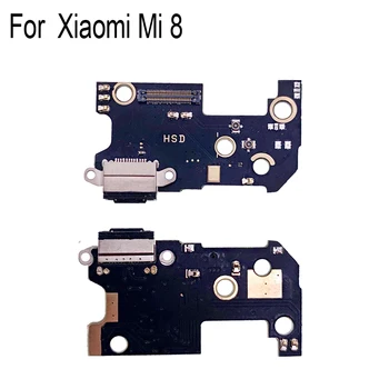 Naujas Originalus Už Xiaomi Mi 8 USB Doko Įkrovimo lizdas Mic Mikrofonas Motorinių Vibratorius Modulis Valdybos Pakeitimo Xiaomi Mi 8 Dalys
