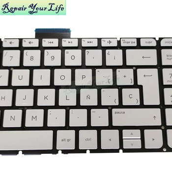 Pakeitimo klaviatūra HP Envy M6 W W000 W100 X360 juoda klaviatūra su foniniu Apšvietimu SP ispanijos 
