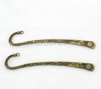 20pcs 128mm žymą kablys pakabukas antikvariniai bronzos cinko lydinys pendents plaukų lazdos 