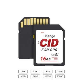 CID žemėlapis OEM/ODM black 16 GB chang CID SD card 32GB atminties kortelė UHS-I flash 512MB 128 GB 512 GB didelės spartos iki 85 navigatio kortelės