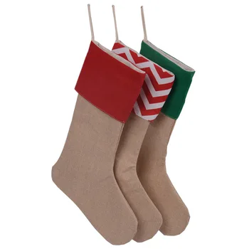 2019 aukštos kokybės 7styles Vaikas linksmų kalėdinių dovanų didelis paprasto kalėdų kojinę
