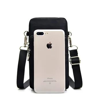Mados Mobiliojo Telefono Dėklas, Maišelis, skirtas iPhone 4 5 6 7 8 Plus X Xr XS Max 11 Pro Max Atveju Horizontalus paketą, Krepšys, Piniginė Pečių krepšiai