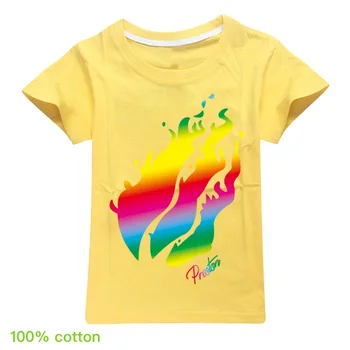 Naujas 2020 metų Vasaros Marškinėliai Vaikams Dideli Berniukai Mergaitė PRESTONPLAYZ Spalva 3d Atspausdintas Preston Playz 2020 Viršūnės Vaikai Grinch Drabužiai