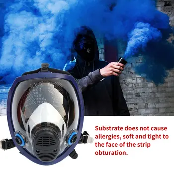 Cheminis kaukė 6800 7suits 6001 dujokaukę rūgšties dulkių Respiratorius Dažų, Pesticidų Purškimo Silikono filtras Laboratorija kasetė suvirinimo