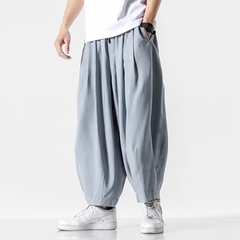 Streetwear Mens Haremo Kelnės Japonų Stiliaus Vyrų Atsitiktinis Kelnės 2020 M. Naujas Didelis Dydis Bėgiojimo Kelnės, Vyriškos Mados Mėgėjams Kelnes M-5XL