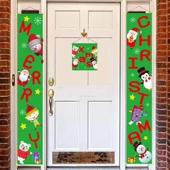 2019 Linksmų Kalėdų Veranda Ženklas, Dekoratyvinės Durys Reklama Kalėdų Dekoracijas Namuose Kabo Kalėdos Nauji Metai Papuošalai