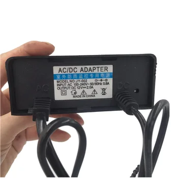 AC/DC Maitinimo Adapteris 12V 24W 2A lauko rainproof fotoaparato ekrane led šviesos impulsinis maitinimo šaltinis AC 100V-240V JAV Plug
