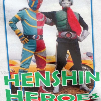 Henshin Herojai T-Marškinėliai Vyrams, Ultraman Japonų Anime Rider Herojus, Robotas Laisvalaikio Marškinėliai Crew Neck T Shirt Plius Dydis Drabužiai