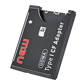 Visiškai Naujas Didelės Spartos SD PLG Adapterio atminties Kortelės Adapterio SDXC SDHC Standartą Compact Flash I Tipo Kortelių Keitiklis Paramos UDMA 128GB