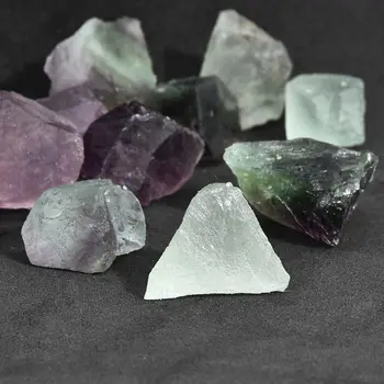 Vaivorykštė fluorito šiurkštus akmens fizinis Fluorito Kvarco Kristalo gydomųjų akmenų vaivorykštės spalvų kristalų, Wicca Reiki Kristalų