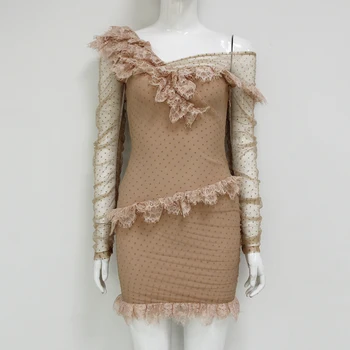 2020 Mados Elegantiškas Mini Klubas Suknelė 