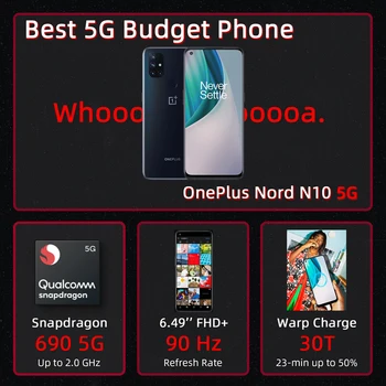Oneplus N10 Nord N10 5G Pasaulio Versija Išmanųjį telefoną 6.49