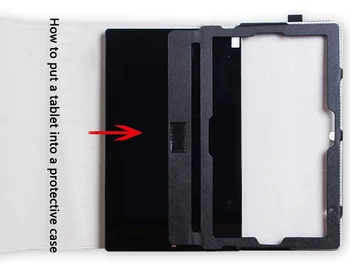 Aukštos kokybės Originalias Verslo Folio stand padengti atveju CHUWI Ubook 11,6 colių Tablet PC +dovana