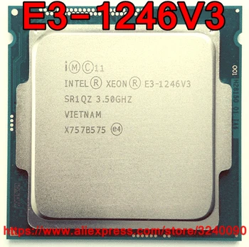 Originalus Intel PROCESORIAUS Xeon E3-1246V3 Procesorius 3.50 GHz, 8M 84W Quad-Core E3 1246V3 LGA1150 nemokamas pristatymas E3 1246 V3 E3-1246 V3