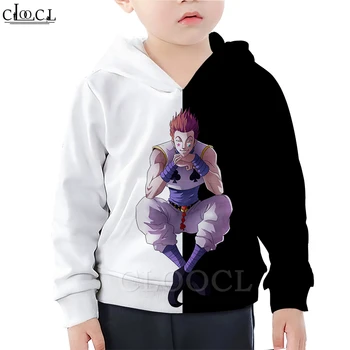 Šeimos Įrengtas Animaciją, Klasikinių Anime Hunter X Hunter Hoodies Berniukas Mergaitė 3D Spausdinimo Vaikų Kūdikių Palaidinukė Atsitiktinis Streetwear M287