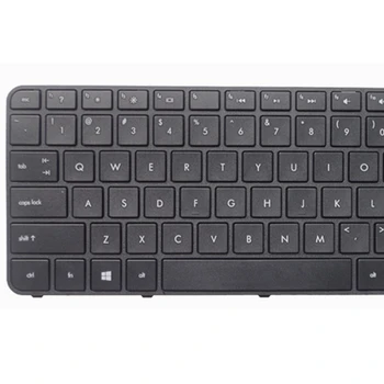 Naujas anglų nešiojamojo kompiuterio Klaviatūra HP 14-B TPN-Q113 Q115 Sleekbook 14-B019US 14-B004TX B005TX B006TX Su Rėmu US Išdėstymas