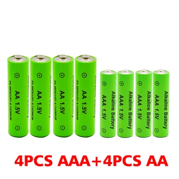 AA AAA 1,5 V 3000 MAH įkraunamos baterijos AA 1,5 V AAA 1,5 V Įkrovimo Naujas Alcalinas drummey žaislų šviesos diodų