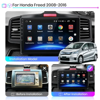 Junsun V1 Android 10.0 DSP CarPlay Automobilio Radijo Multimedia Vaizdo Grotuvas Auto Stereo GPS Honda Paleistas 2008 m. - 2016 m. 2 din dvd
