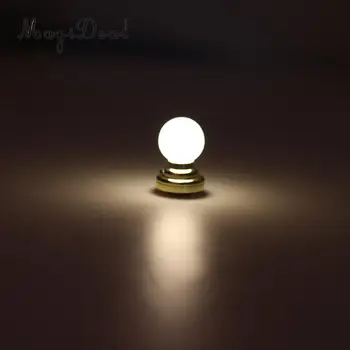 3Pcs/Pak 1:12 Lėlės Namas Miniatiūriniai LED Lentelė Šviesos Lubų Lempa su baterijomis, Plastikiniai Šviesos Miegamasis Dekoro ir Aksesuarų, Zaislu
