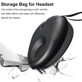 Saugojimo Kelionės Krepšys Krepšys Apsaugos Atveju lagaminas, apsauga nuo dulkių Maišelis Belaidžio Headph Hotones už PS5 IMPULSO 3D Kaip laisvų Rankų įranga