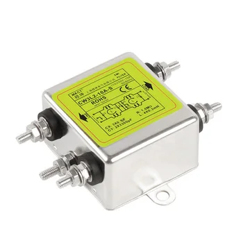 EMI anti-trukdžių AC 220V maitinimo filtras bipoliniu valymo garso garso CW3L2-3A-S 6A10A20A