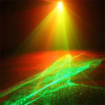 Sharelife Mini Raudonos, Žalios Hipnotizuojantis Aurora Lazerio Sumaišyti RGB LED Namo Koncertą Šalis, Matyti, Scenos Apšvietimas DJ Lazerio Šviesa LL200RG