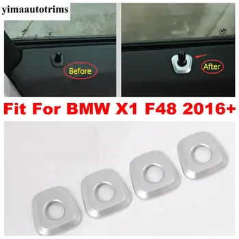 Auto Door Lock Sagtis Plastikiniai Apsauginės Blizgančiais Apdailos Dangtelio Komplektas BMW X1 F48 2016 - 2020 Matinis Vidaus Remonto Rinkinys