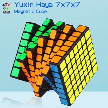 Yuxin Hays 7x7x7 Magnetinio Kubo Hays M 7x7 Magnetų magija Greitis Kubo Profesinės Kubo Galvosūkį Švietimo Žaislai Zhisheng