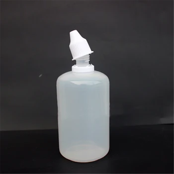 20pcs 100ml Permatomas anti-theft plastikinio butelio užkratas butelį skysčio akių lašų buteliukai eterinio aliejaus butelis subpackage