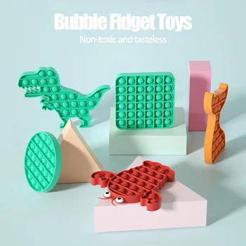 Tiesioginio Burbulas Fidget Jutimo Žaislas Autizmo Specialiųjų Poreikių Streso Atsarginiais Išskleidimo Fidget Reliver Stresas Vaikų Minkštas Išspausti Žaislai