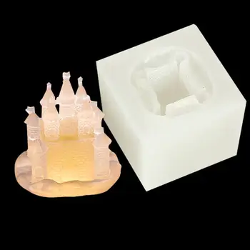 3D Pilis Silikono Formos Minkštas Sugarcraft Torto Formos Epoksidine Derva, Papuošalai, Įrankiai